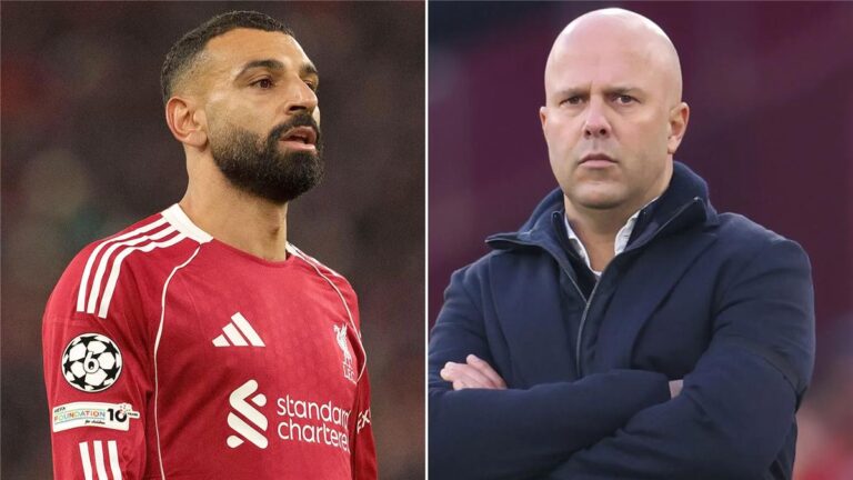 سلوت يكشف شعوره عند استبعاد محمد صلاح.. ويؤكد: لاعب ليفربول ليس بديله سلوت يكشف شعوره عند استبعاد محمد صلاح.. ويؤكد: لاعب ليفربول ليس بديله