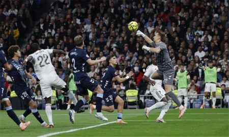 طرد جديد في ريال مدريد وسيلتا فيجو يسجل الهدف الثاني