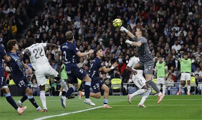 طرد جديد في ريال مدريد وسيلتا فيجو يسجل الهدف الثاني