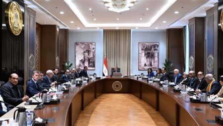 رئيس الوزراء يستعرض مقترح تطوير المناطق المحيطة بالأهرامات والمتحف المصرى الكبير