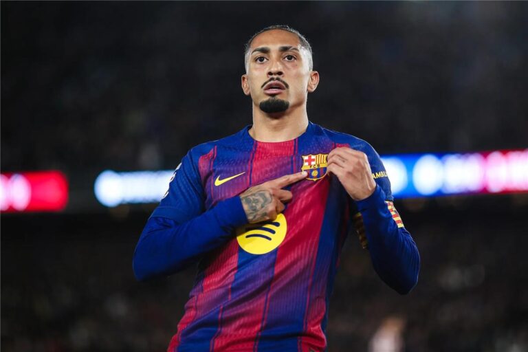 رافينها يتحدث عن احتفاله مع لامين يامال.. وأهمية الفوز على أوساسونا رافينها يتحدث عن احتفاله مع لامين يامال.. وأهمية الفوز على أوساسونا