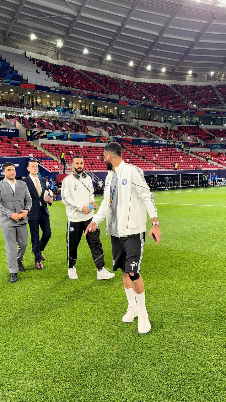 كأس القارات للأندية.. بيراميدز يتفقد ملعب "أحمد بن علي المونديالي" قبل مواجهة فلامنجو 7 كأس القارات للأندية.. بيراميدز يتفقد ملعب "أحمد بن علي المونديالي" قبل مواجهة فلامنجو