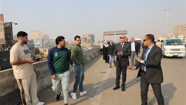 محافظ القاهرة يجري جولة مفاجئة أعلى دائرى السلام محافظ القاهرة يجري جولة مفاجئة أعلى دائرى السلام