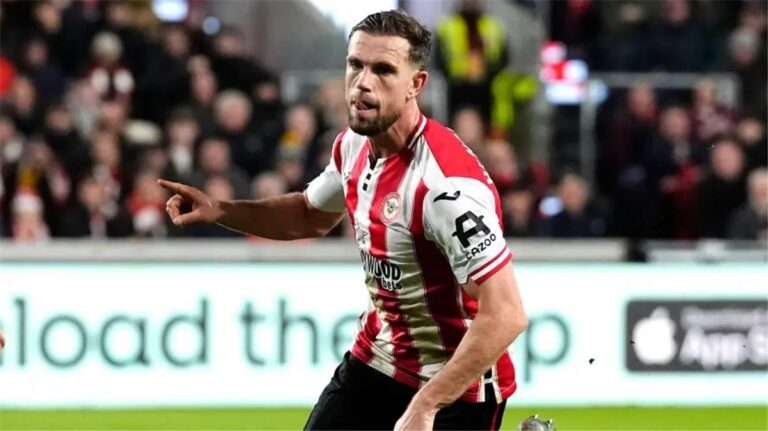 لفتة رائعة من هندرسون بعد هدفه الأول بقميص برينتفورد تكريمًا لـ جوتا لفتة رائعة من هندرسون بعد هدفه الأول بقميص برينتفورد تكريمًا لـ جوتا