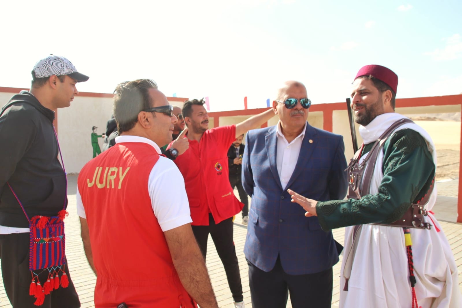 وزير الرياضة ورئيس الاتحاد المصري للرماية يفتتحان ميدان الرماية الجديد بالخارجة دعما للرياضات النوعية 5 وزير الرياضة ورئيس الاتحاد المصري للرماية يفتتحان ميدان الرماية الجديد بالخارجة دعما للرياضات النوعية