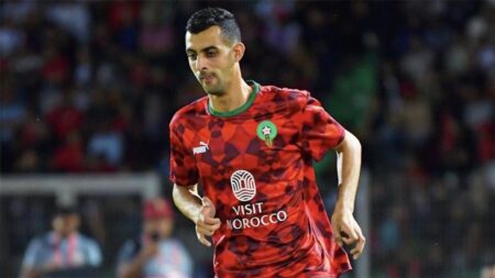 وليد الركراكي يؤجل انضمام يوسف بلعمري إلى الأهلي وليد الركراكي يؤجل انضمام يوسف بلعمري إلى الأهلي