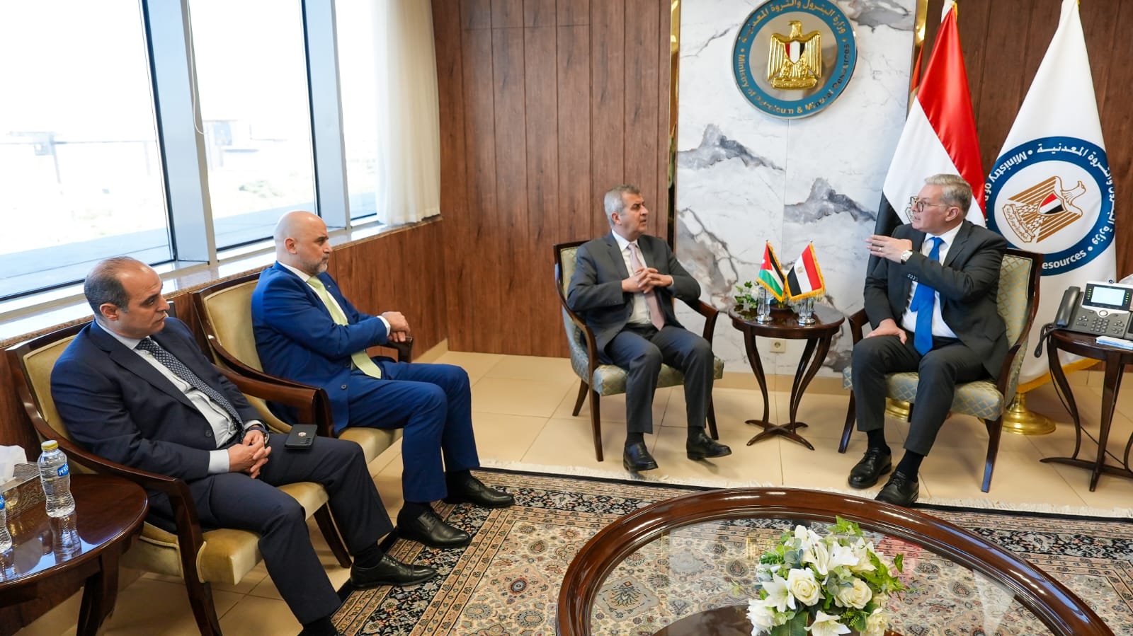 زيادة فرص التعاون المصري - الأردني في مجالات البترول والغاز الطبيعي والتعدين