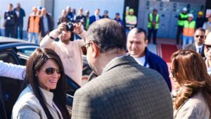 وزيرتا التخطيط والتنمية المحلية ومحافظ سوهاج يتفقدون المنطقة الصناعية غرب جرجا ويزورون مصنع «الكومبريسور»