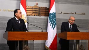 رئيس الوزراء يؤكد مَوقفَ مصر الثابت والداعم للبنان قيادةً وحكومةً وشعبًا