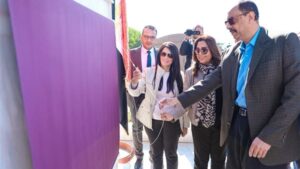 وزيرتا التخطيط والتنمية المحلية ومحافظ سوهاج يفتتحون محطة المعالجة الثلاثية للصرف الصحي بالهجارسة