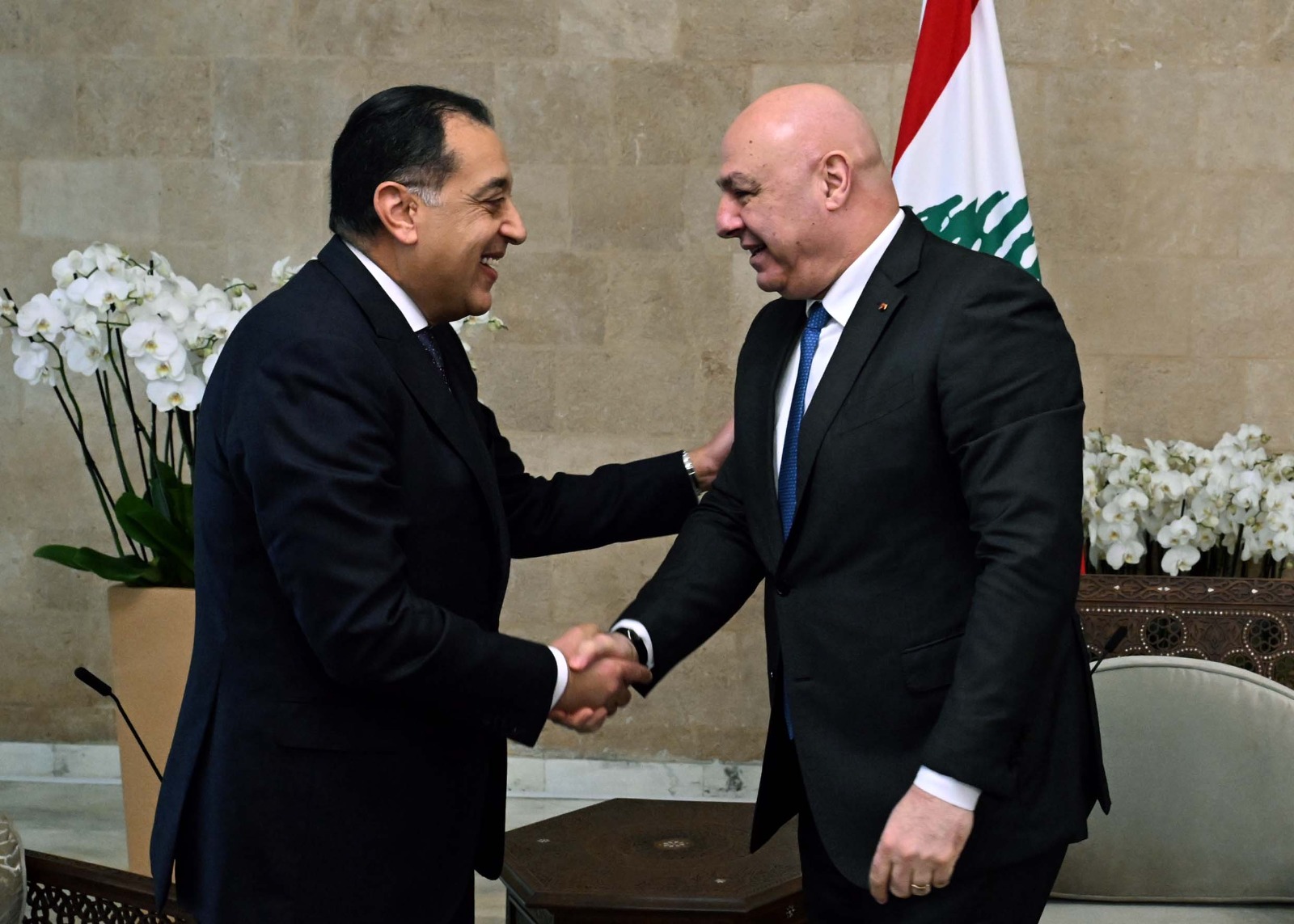 رئيس الجمهورية اللبناني يستقبل الدكتور مصطفى مدبولي بقصر "بعبدا".. صور