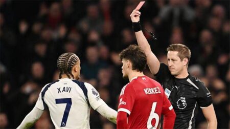 رجل مباراة ليفربول وتوتنهام في الدوري الإنجليزي