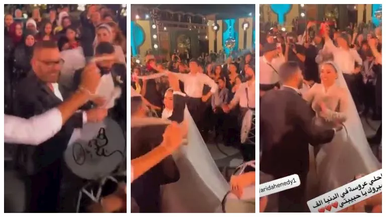 "أدريانو في ضهر همام".. رقص أحمد السقا بالطبلة في زفاف فريدة ابنة محمد هنيدي "أدريانو في ضهر همام".. رقص أحمد السقا بالطبلة في زفاف فريدة ابنة محمد هنيدي
