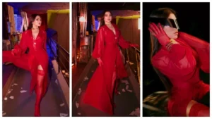 "فستان أحمر جريء".. هيفاء وهبي تنشر صورًا جديدة من كليب "سوبر وومان"