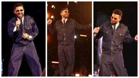 بالصور| أحمد سعد يتألق في حفله الأخير بالأكاديمية البحرية