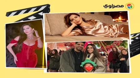 هنا الزاهد مع أحمد حاتم ولاميتا فرنجيه جريئة.. لقطات نجوم الفن خلال 24 ساعة