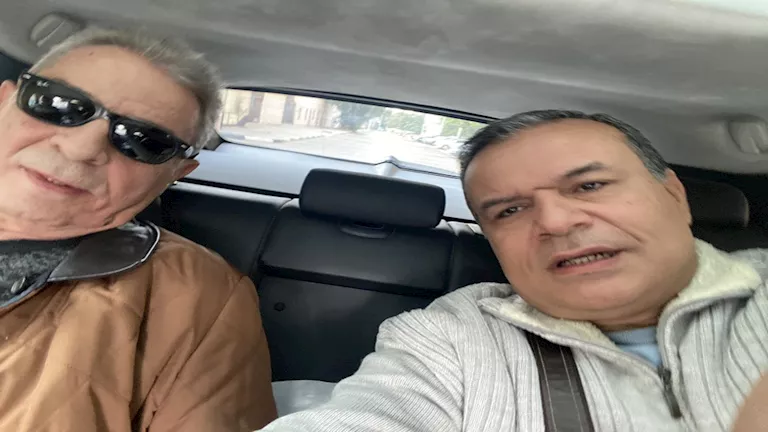 خروج محمود حميدة من المستشفى وعودته لمنزله بعد تحسن حالته الصحية