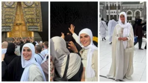 رانيا منصور تؤدي مناسك العمرة والجمهور يعلق