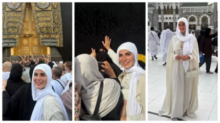 رانيا منصور تؤدي مناسك العمرة والجمهور يعلق