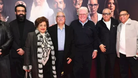 حسين فهمي وإبراهيم عيسى وأحمد حاتم الأبرز.. 20 صورة من العرض الخاص لفيلم الملحد