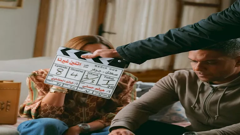 10 صور.. كواليس تصوير مسلسل "اتنين غيرنا" في رمضان 2026 10 صور.. كواليس تصوير مسلسل "اتنين غيرنا" في رمضان 2026