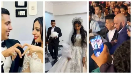 ألبوم صور حفل زفاف كروان مشاكل على حفيدة شعبان عبدالرحيم