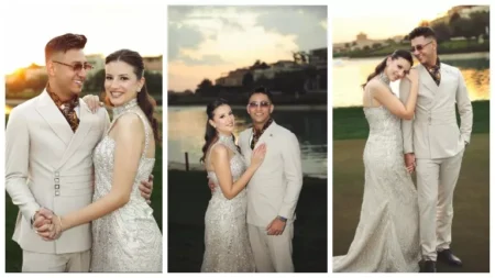 بحضور عدد من مطربي المهرجانات.. أحمد عبده يحتفل بخطوبته في أجواء رومانسية بحضور عدد من مطربي المهرجانات.. أحمد عبده يحتفل بخطوبته في أجواء رومانسية