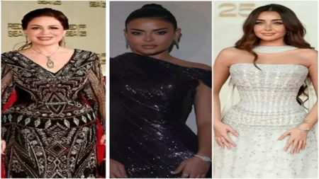 فساتين لامعة وخاطفة للأنظار.. نجمات أبهرن الحضور في مهرجان البحر الأحمر فساتين لامعة وخاطفة للأنظار.. نجمات أبهرن الحضور في مهرجان البحر الأحمر