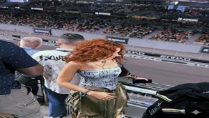 بإطلالة جريئة.. 10 صور لـ جيهان الشماشرجي في سباق الفورمولا 1 بأبوظبي