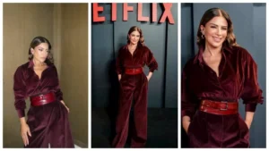 أحدث ظهور لـ صبا مبارك في فعالية "نيتفليكس" بمهرجان البحر الأحمر