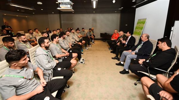 وزير الرياضة وأبوريدة يُحفزان منتخب مصر المُشارك في كأس العرب وزير الرياضة وأبوريدة يُحفزان منتخب مصر المُشارك في كأس العرب