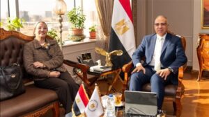 وزير الري يلتقى وكيلة السكرتير العام للأمم المتحدة والأمينة التنفيذية لاتفاقية مكافحة التصحر