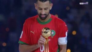 كأس العرب.. محمد ربيع حريمات أفضل لاعب في البطولة