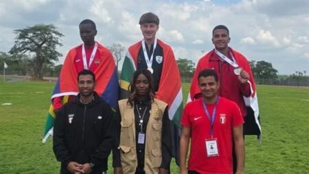 ذهبية وبرونزية لأبطال المشروع القومي في ألعاب القوى ببطولة أفريقيا للشباب بأنجولا