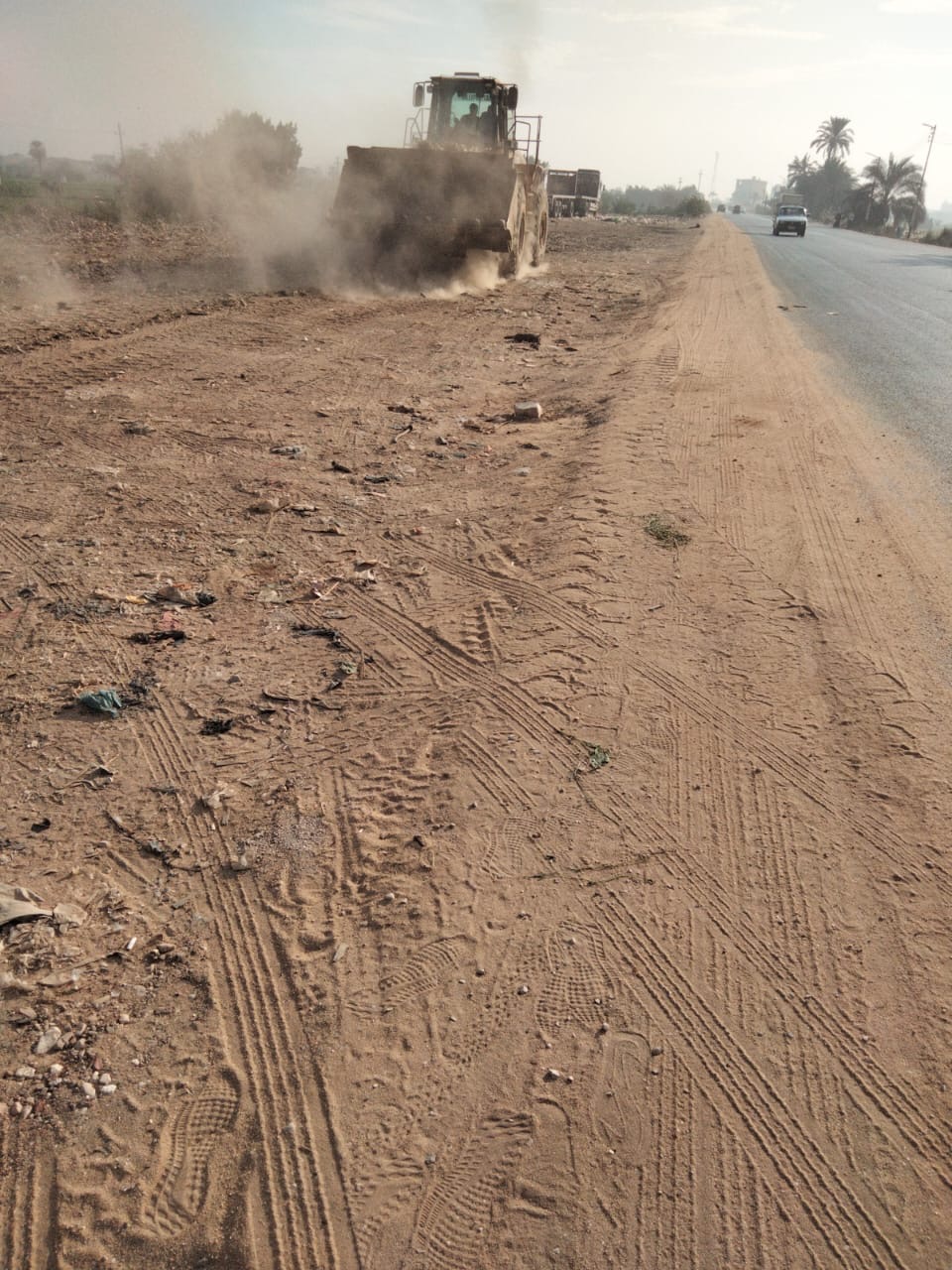 مركز الصف بالجيزة يستعد للانتهاء من إنشاء أكبر جراج عمومي لسيارات النقل الثقيل