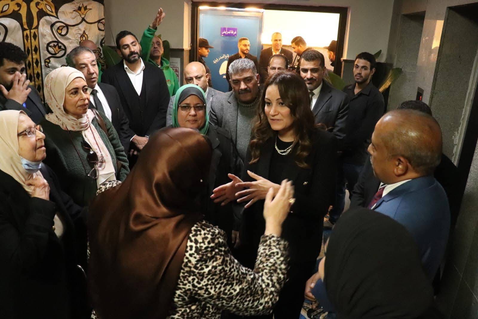 نائب محافظ الجيزة تفتتح دور العناية المركزة بمستشفى الصدر بإمبابة بعد تجهيزه بالكامل