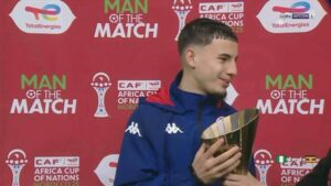 إسماعيل الغربي رجل مباراة تونس وتنزانيا