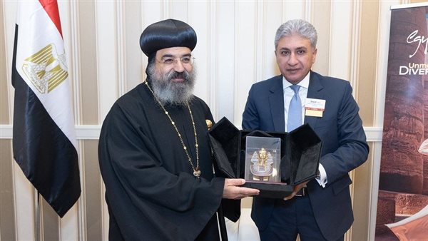 وزير السياحة يلتقي الأسقف العام للكنيسة القبطية الأرثوذكسية والنائب البابوي بأمريكا الشمالية وزير السياحة يلتقي الأسقف العام للكنيسة القبطية الأرثوذكسية والنائب البابوي بأمريكا الشمالية