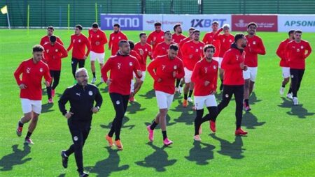 انطلاق الشوط الثاني من مباراة مصر وجنوب أفريقيا