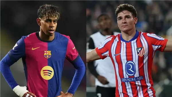 يامال ضد ألفاريز.. تعرف على تشكيل مباراة برشلونة ضد أتلتيكو مدريد بالدوري يامال ضد ألفاريز.. تعرف على تشكيل مباراة برشلونة ضد أتلتيكو مدريد بالدوري