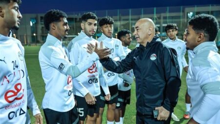 حسام وإبراهيم حسن يزوران معسكر منتخب مصر مواليد 2007 حسام وإبراهيم حسن يزوران معسكر منتخب مصر مواليد 2007