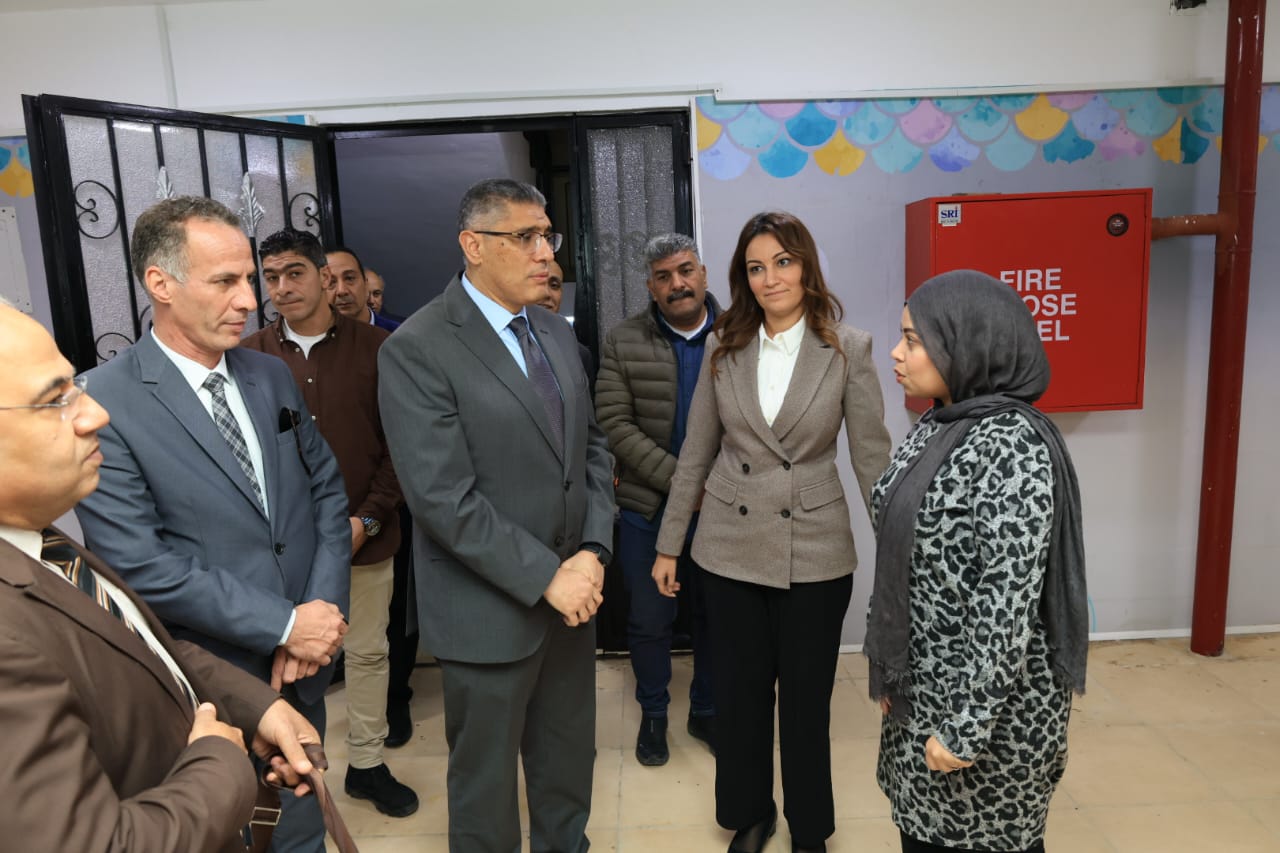 محافظ الجيزة يتفقد الاستعدادات النهائية قبل افتتاح المجمع الخدمي بمساكن روضة السودان