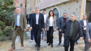 محافظ الجيزة يتفقد مدينة الطالبات بالعجوزة لمتابعة مستوى الخدمات