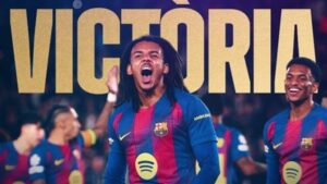 برشلونة يقلب الطاولة على فرانكفورت بثنائية كوندي في دوري أبطال أوروبا