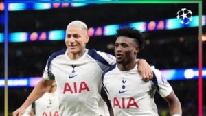 توتنهام يكتسح سلافيا براج بثلاثية نظيفة بدوري أبطال أوروبا