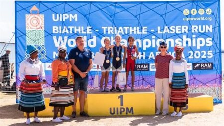 منتخب مصر للخماسي الحديث يسيطر على منصات التتويج ببطولة العالم بجنوب إفريقيا منتخب مصر للخماسي الحديث يسيطر على منصات التتويج ببطولة العالم بجنوب إفريقيا