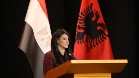 وزيرة التخطيط تفتتح منتدى الأعمال المصري الألباني