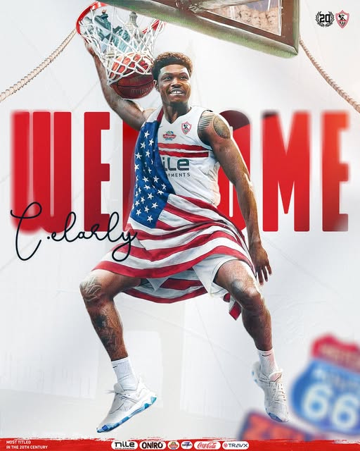 الزمالك يتعاقد مع الأمريكي كلينثونى روبرت لدعم فريق السلة 1 الزمالك يتعاقد مع الأمريكي كلينثونى روبرت لدعم فريق السلة