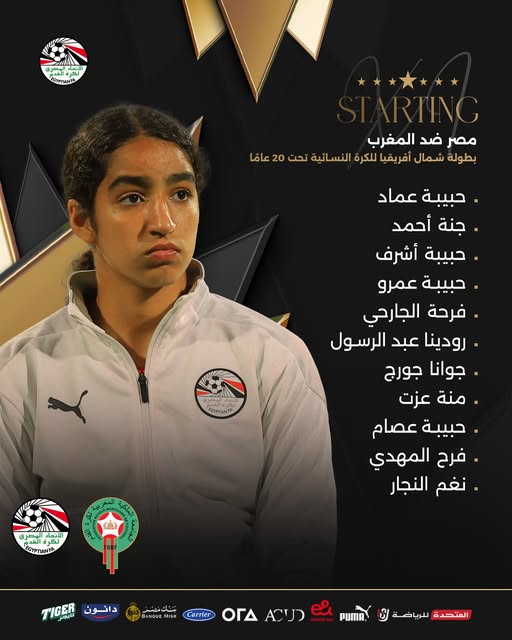 تعرف على التشكيل الرسمي لمنتخب مصر أمام المغرب بنهائي بطولة شمال إفريقيا