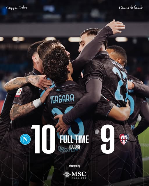 كأس إيطاليا.. نابولي يتخطى كالياري ويصعد للدور القادم
